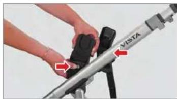 UPPAbaby Vista - INSERIMENTO DEGLI ADATTORI AL TELAIO DEL PASSEGGINO VISTA - 2