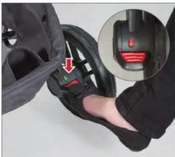UPPAbaby Vista - UTILIZZO DEL FRENO - 1