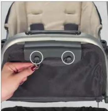 UPPAbaby Vista - ENTFERNEN DES STOFFBEZUGS VOM SITZ - 1