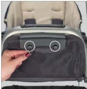 UPPAbaby Vista - RIMOZIONE DEI TESSUTI DALLA SEDUTA - 1