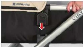 UPPAbaby Vista - BEFESTIGEN DES TRAGEKORBS AM RAHMEN DES KINDERWAGENS - 1