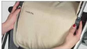UPPAbaby Vista - KOL YÜKSEKLİĞİNİ + BACAK DESTEĞİNİ AYARLAMA - 2
