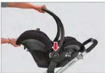 UPPAbaby Vista - HET MAXI-COSI-AUTOSTOELTJE OP DE ADAPTERS ZETTEN - 1