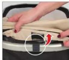 UPPAbaby Vista - RIMOZIONE DEL TESSUTO DELLA NAVICELLA - 3