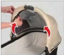 UPPAbaby Vista - ENTFERNEN DES VERDECKGEWEBES - 1