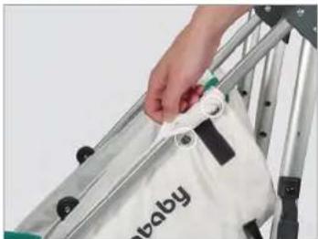 UPPAbaby GLINK - REMOVING THE SEAT FABRIC REMOVING THE SEAT FABR - 5