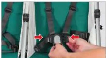 UPPAbaby GLINK - FUNCIONAMIENTO DE LA HEBILLA DE RESTRICCIÓN - 1