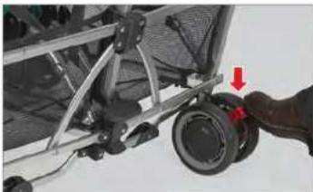 UPPAbaby GLINK - PONER/SOLTAR EL FRENO - 1