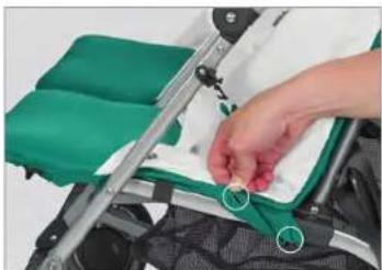 UPPAbaby GLINK - REMOVING THE SEAT FABRIC REMOVING THE SEAT FABR - 7