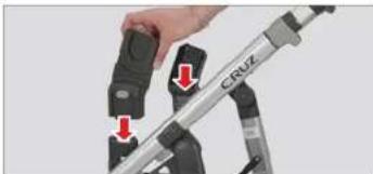UPPAbaby Cruz - ADAPTÖLERIN CRUZ GÖVDESINE TAKILMASI - 1