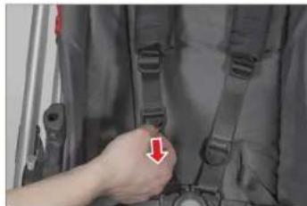 UPPAbaby Cruz - REGOLAZIONE DELLA LUNGHEZZA DELLE CINTURE DELL'IMBRACATURA - 2