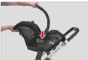 UPPAbaby Cruz - HET MAXI-COSI-AUTOSTOELTJE OP DE ADAPTERS ZETTEN - 1