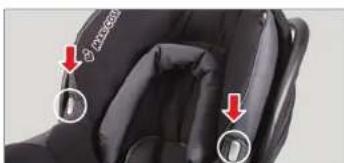 UPPAbaby Cruz - BEFESTIGUNG DES MAXI-COSI SITZES AN DEN ADAPTERN - 3