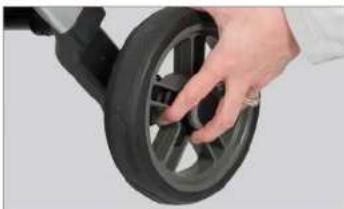 UPPAbaby Cruz - EINBAU DER HINTERRÄDER - 1
