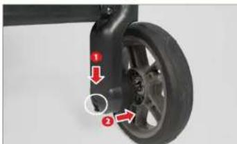 UPPAbaby Cruz - EINBAU DER HINTERRÄDER - 2