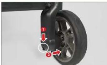 UPPAbaby Cruz - COLOCAR LAS RUDAS TRASERAS - 2