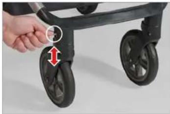 UPPAbaby Cruz - SETTING THE SWIVEL/LOCKING SYSTEM - 1