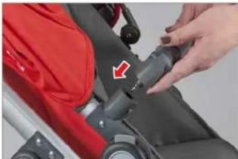 UPPAbaby Cruz - DE BEUGEL BEVESTIGEN/VERWIJDEREN - 1