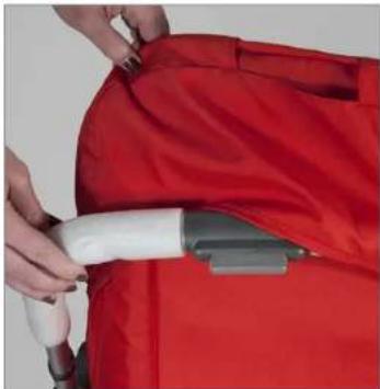 UPPAbaby Cruz - RIMOZIONE DEI TESSUTI DALLA SEDUTA - 4