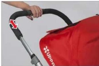 UPPAbaby Cruz - ADJUSTING HANDLE HEIGHT + LEG REST - 1