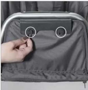 UPPAbaby Cruz - DE STOF VAN HET ZITJE ERAF HALEN - 1