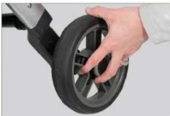 UPPAbaby Cruz - INSTALLAZIONDE DELLE RUOTE POSTERIORI - 1