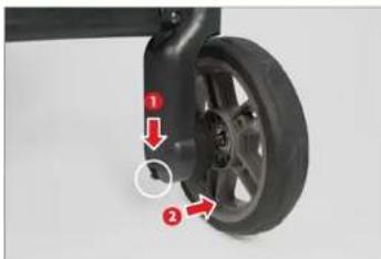 UPPAbaby Cruz - INSTALLAZIONDE DELLE RUOTE POSTERIORI - 2