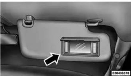 RAM 3500 (2016) - Miroir de courtoisie avec éclairage - selon l'équipement - 1