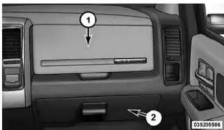 RAM 3500 (2016) - Boite a gants - 1