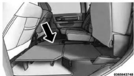 RAM 3500 (2016) - Déploiement du plancher de charge-ment du modele Crew Cab - 3