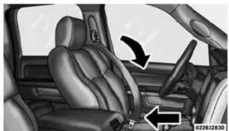 RAM 3500 (2016) - Mode d'emploi des ceintures à trois points d'ancrage - 1