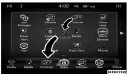 RAM 3500 (2016) - Barre de menus personalisés - 1