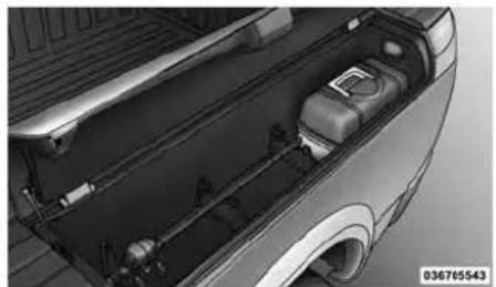 RAM 3500 (2016) - Bacs de rangement lateraux RamBox intégrés à la caisse - 1