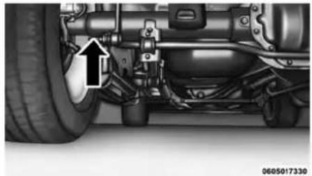 RAM 3500 (2016) - Emplacement de levage arriere - modes à 2 roues motrices et à 4 roues motrices - 1