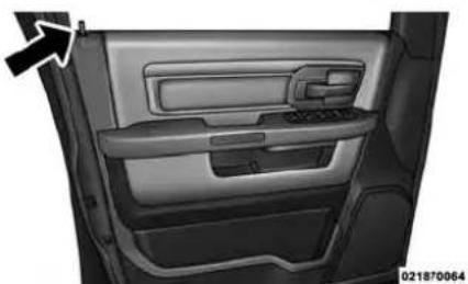 RAM 3500 (2016) - Verrouillage manuel des portières - 1