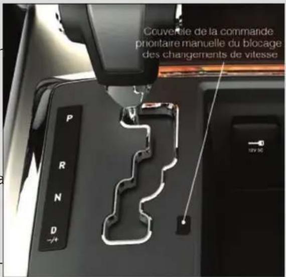 RAM 1500 (2013) - Levier de vitesses de la console centrale - 1