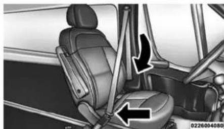 RAM ProMaster (2015) - Moded'emploidesceinturesaatrois pointsd'ancrage - 2