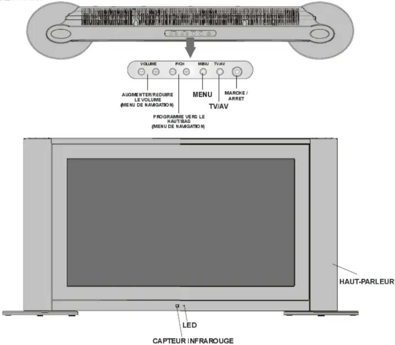 TechLine TL37LC700 - Téléviseur LCD - 1