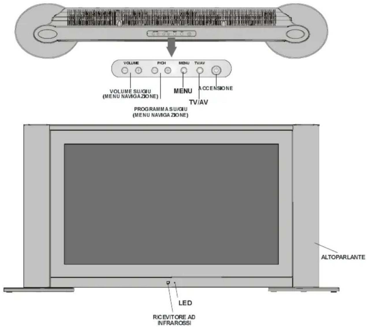 TechLine TL37LC700 - VISUALIZAZIONE ANTERIORE - 1