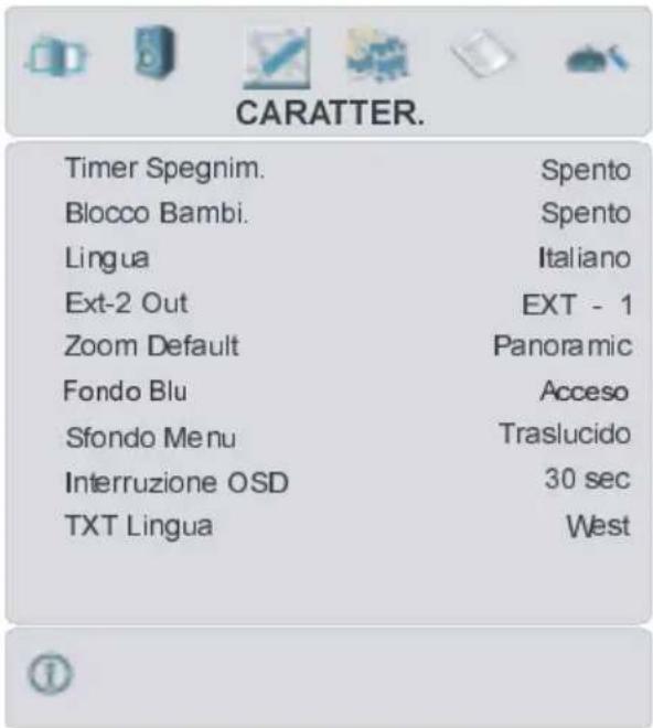 TechLine TL37LC700 - Menu funzione - 1