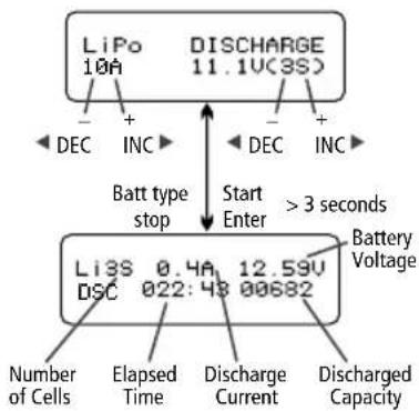 Hitec X2 700 - Discharging Lithium Chemistry Type Batteries - 2