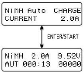 Hitec X2 700 - Charge de batteries NiCd et NiMH en mode AUTO - 1