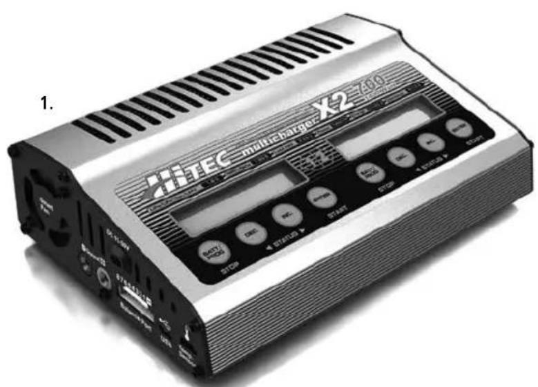 Hitec X2 700 - Lieferumfang - 1