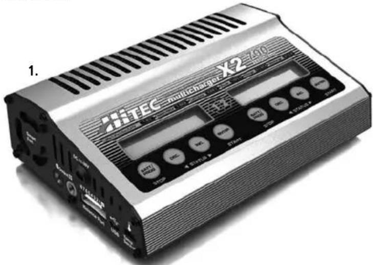 Hitec X2 700 - Package Contents - 1