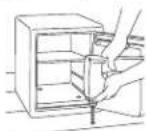 Master Lock LFW123FTC - Anvisninger til at bolte boksen fast (kun udvalgte modeller) - 5