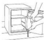 Master Lock LFW123FTC - Инструкции по фиксации сейфа (только для некоторых моделей) - 4