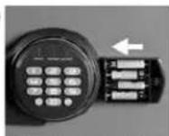 Master Lock LFW123FTC - Προετοιμασία του χρηματοκιβωτίου σας για την πρώτη χρήση - 2