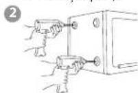 Master Lock LFW123FTC - Instrucțiuni pentru fixarea cu şuruburi (Numai pentru modelele selectate) - 2