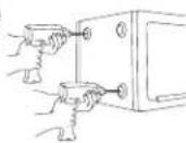 Master Lock LFW123FTC - Anvisninger til at bolte boksen fast (kun udvalgte modeller) - 2