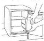 Master Lock LFW123FTC - Pokyny k přišroubování trezoru (pouze pro vybrané modely) - 4